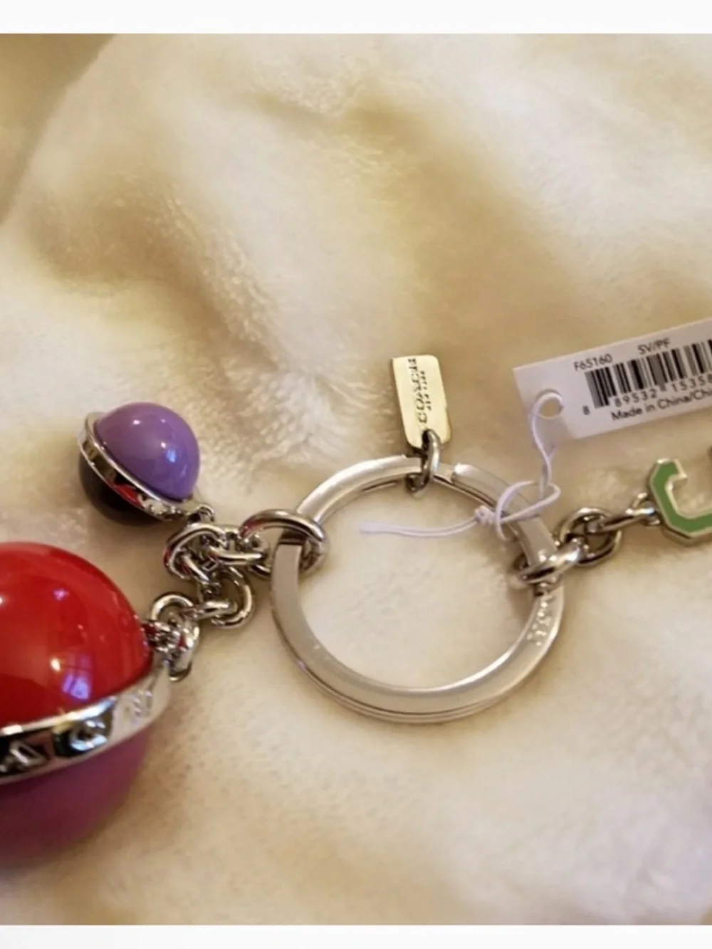 Coach NASA Orbit Keychain, also known as the Orb Mix Bag Charm NWT - Picture 9 of 10